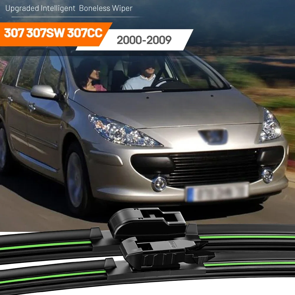 2pcs For Peugeot 307 307SW 307CC 2000-2009 Front Windshield Wiper Blades 2002 2003 2004 2006 2007 Windscreen Window Accessories
2pcs For Peugeot 307 307SW 307CC 2000-2009 Front Windshield Wiper Blades 2002 2003 2004 2006 2007 Windscreen Window Accessories