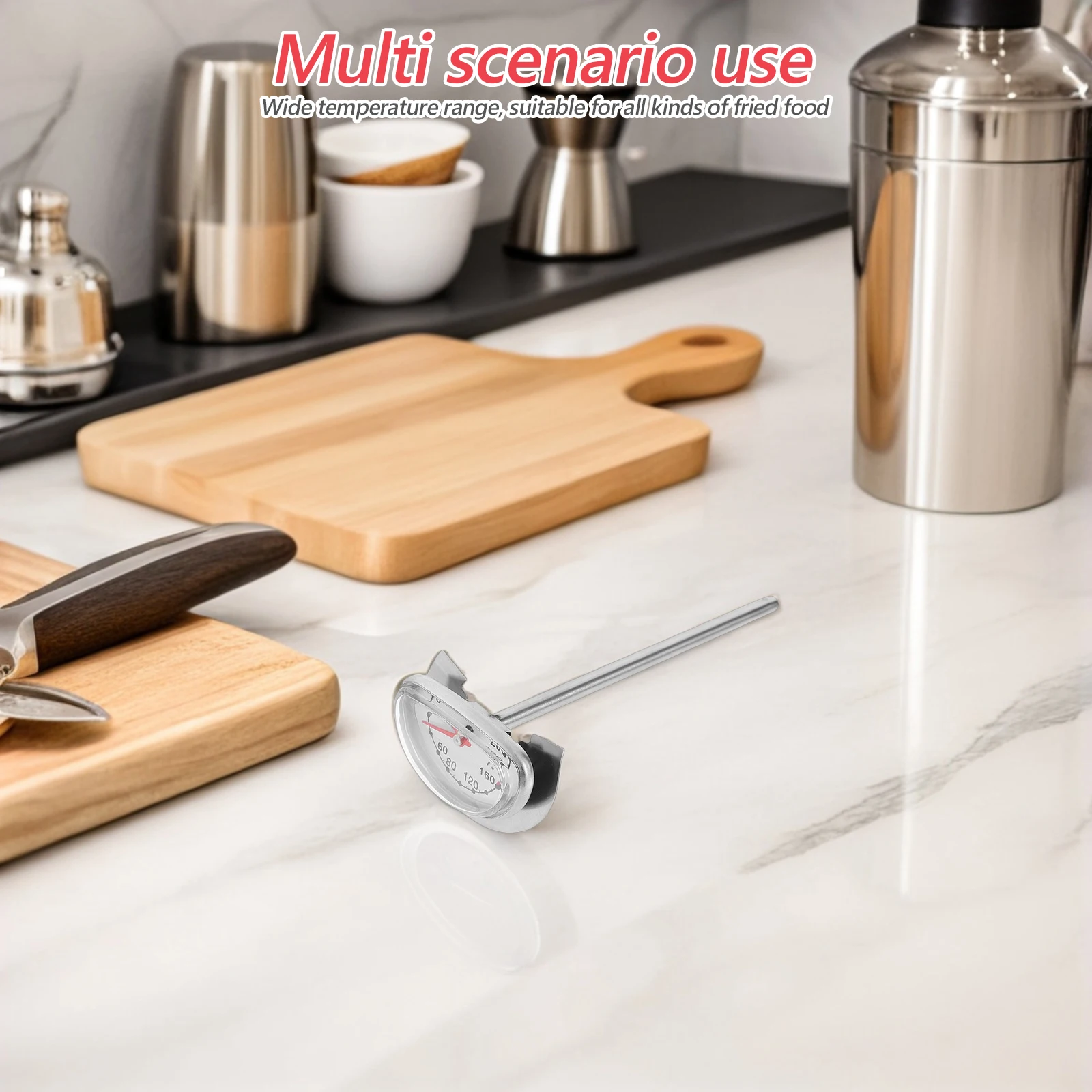 Frying Thermometer Oil Temperature Kitchen Grilling Bbq Cooking Stainless Steel Stand Wide Range Precise Reading Food Instrument
Frying Thermometer Oil Temperature Kitchen Grilling Bbq Cooking Stainless Steel Stand Wide Range Precise Reading Food Instrument