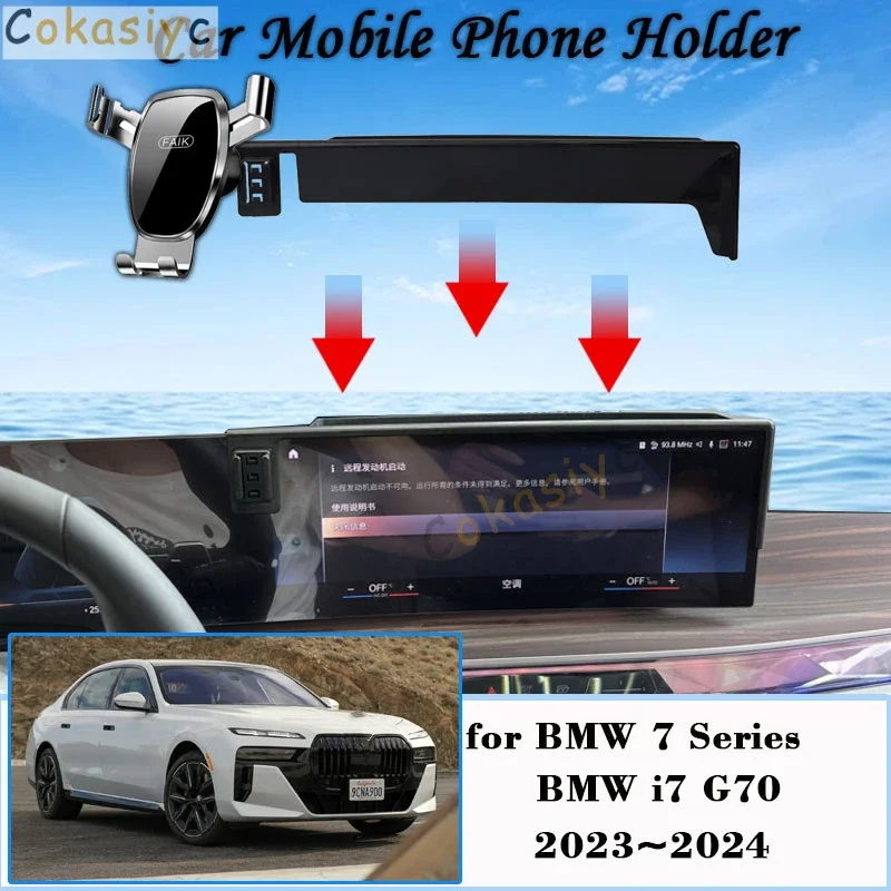 Car Mount for BMW 7 Series i7 G70 2023 2024 Air Vent Mobile Phone Holder GPS Bracket Smartphone Gravity Stand Auto Accessories
Car Mount for BMW 7 Series i7 G70 2023 2024 Air Vent Mobile Phone Holder GPS Bracket Smartphone Gravity Stand Auto Accessories