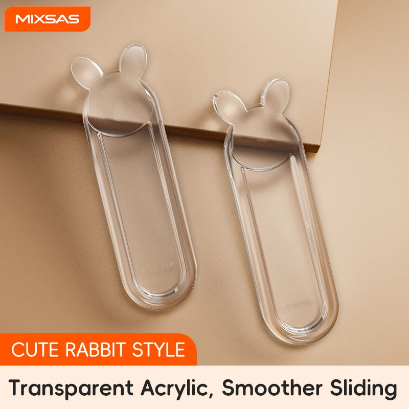 MIXSAS Self-adhesive Sliding Door Handle Rabbit Acrylic Transparent Door Handles Pull for Cabinet Glass Wardrobe
MIXSAS Self-adhesive Sliding Door Handle Rabbit Acrylic Transparent Door Handles Pull for Cabinet Glass Wardrobe