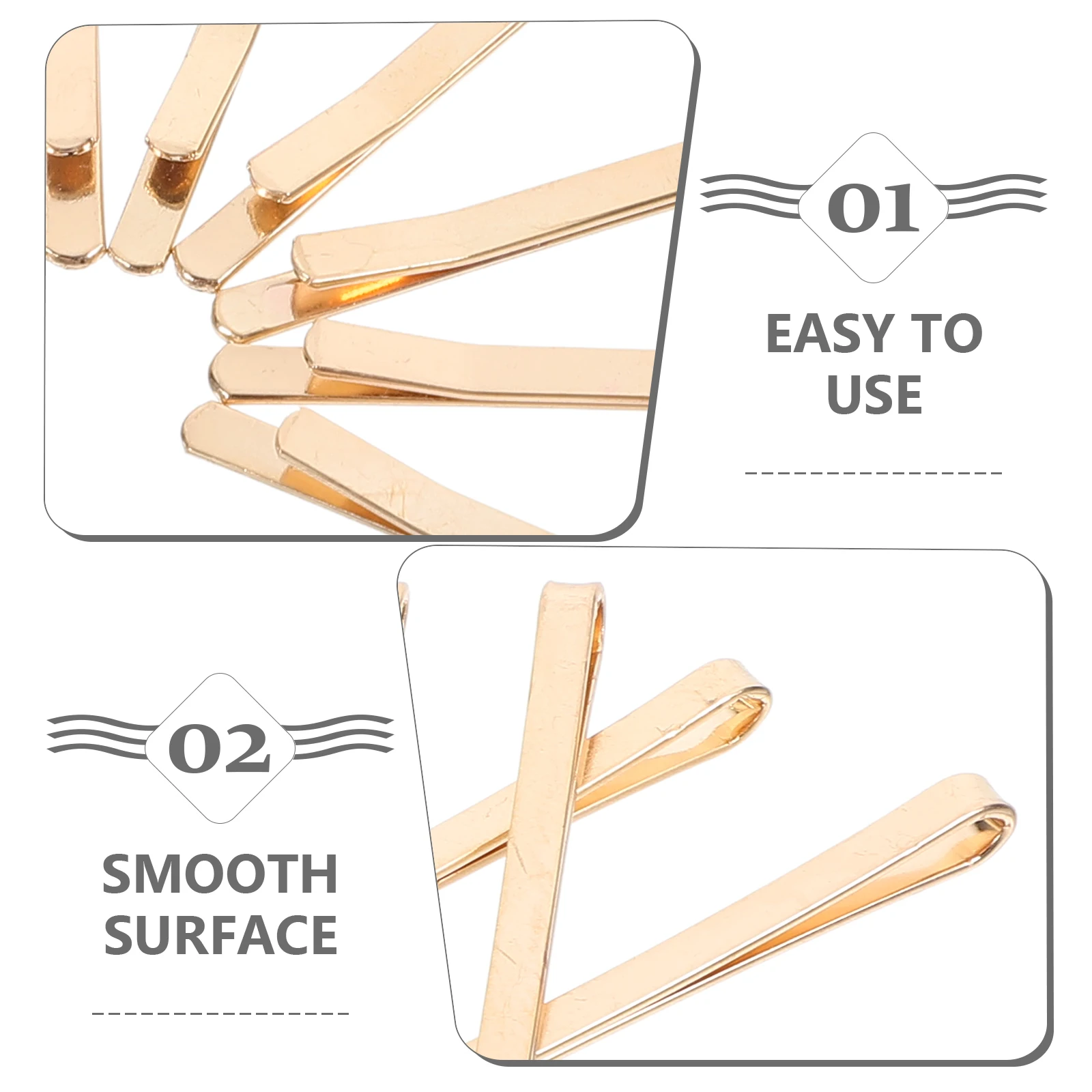 40pcs Simple Metal Clips Classic Bobby Pin Diy Hairpins For Women Durable Nonslip Handmade Styling Accessories Easy Use
40pcs Simple Metal Clips Classic Bobby Pin Diy Hairpins For Women Durable Nonslip Handmade Styling Accessories Easy Use