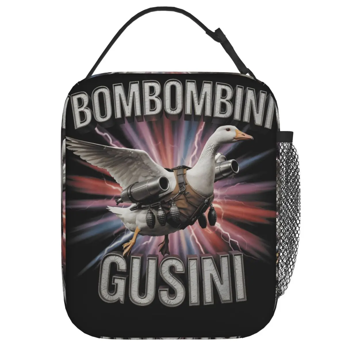 Bombombini Gusini Забавная итальянская Brainrot Meme Bootleg Сумка для обеда Досуг Ланч-бокс Пикник Портативная сумка-тоут Сумка-холодильник
Bombombini Gusini Забавная итальянская Brainrot Meme Bootleg Сумка для обеда Досуг Ланч-бокс Пикник Портативная сумка-тоут Сумка-холодильник