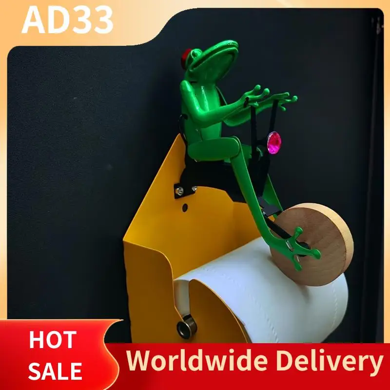 Top Deals Creatives Frog Riding Unicycle Wall Mounted Paper Roll Holder - Unique Design, Perfect For Home Decoration Bathroom Wa
Top Deals Creatives Frog Riding Unicycle Wall Mounted Paper Roll Holder - Unique Design, Perfect For Home Decoration Bathroom Wa