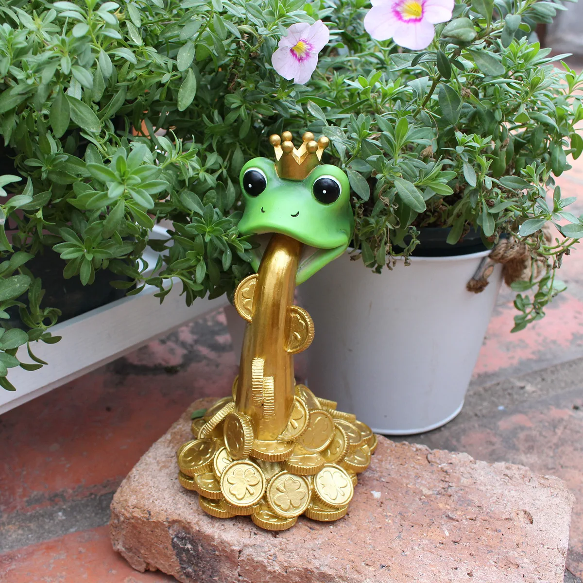 Crown Frog Spitting Coin - Resin Lucky Decor for Home & Office
Crown Frog Spitting Coin - Resin Lucky Decor for Home & Office