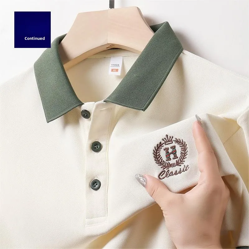 Men's Summer New Short Sleeve Shirt Thin Breathable Business Casual Turn-down Collar T-shirt Lightweight Polyester Fiber
Men's Summer New Short Sleeve Shirt Thin Breathable Business Casual Turn-down Collar T-shirt Lightweight Polyester Fiber