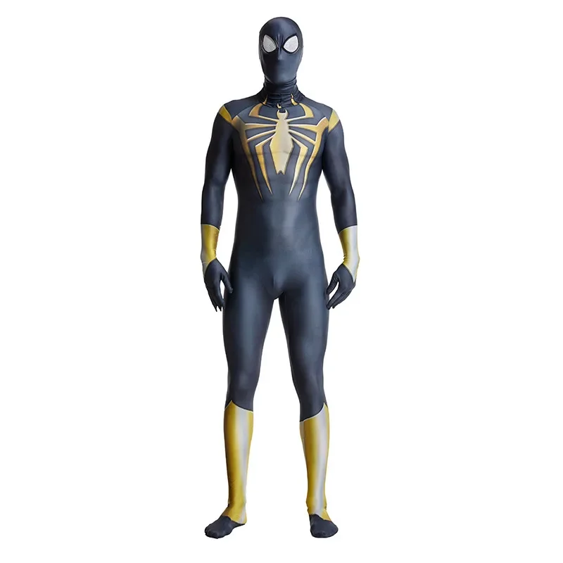 Aaron-Davis gold PS4 Spiderman Cosplay Costume Superhero Halloween Costume Spider Zentai Bodysuit Disfraces Para Halloween Fancy
Aaron-Davis gold PS4 Spiderman Cosplay Costume Superhero Halloween Costume Spider Zentai Bodysuit Disfraces Para Halloween Fancy