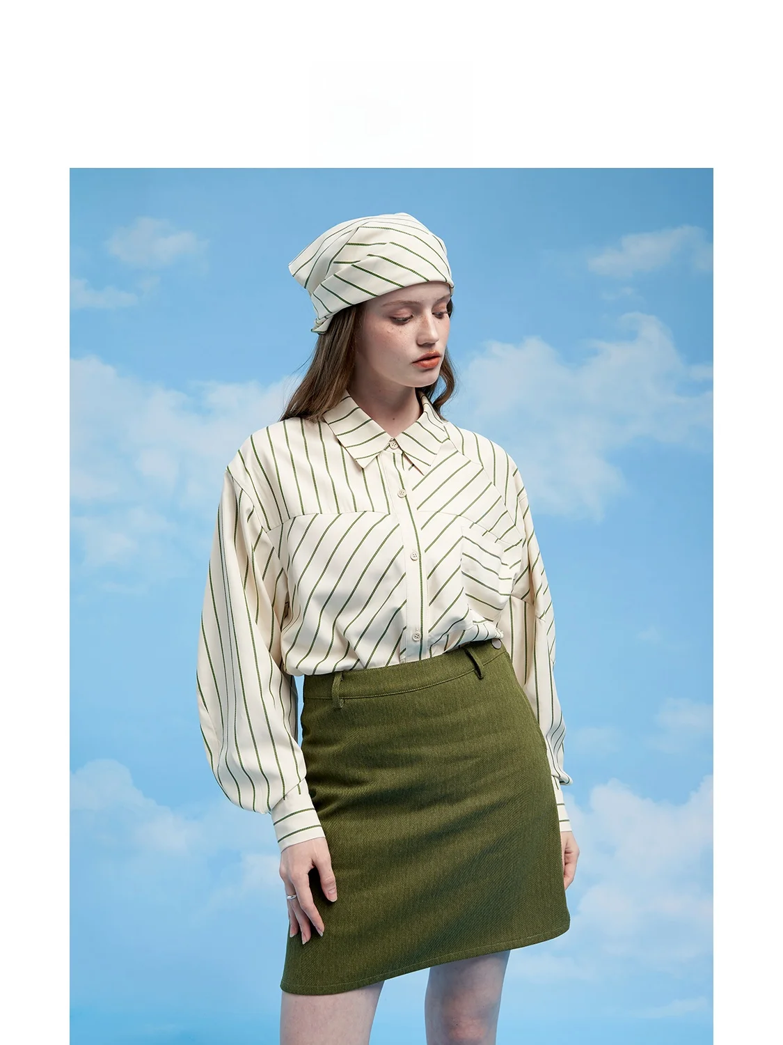 Легкая асимметричная полосатая рубашка с длинным рукавом, свободного кроя, повседневная, женская, весенняя, модная, дышащая, удобная
Легкая асимметричная полосатая рубашка с длинным рукавом, свободного кроя, повседневная, женская, весенняя, модная, дышащая, удобная