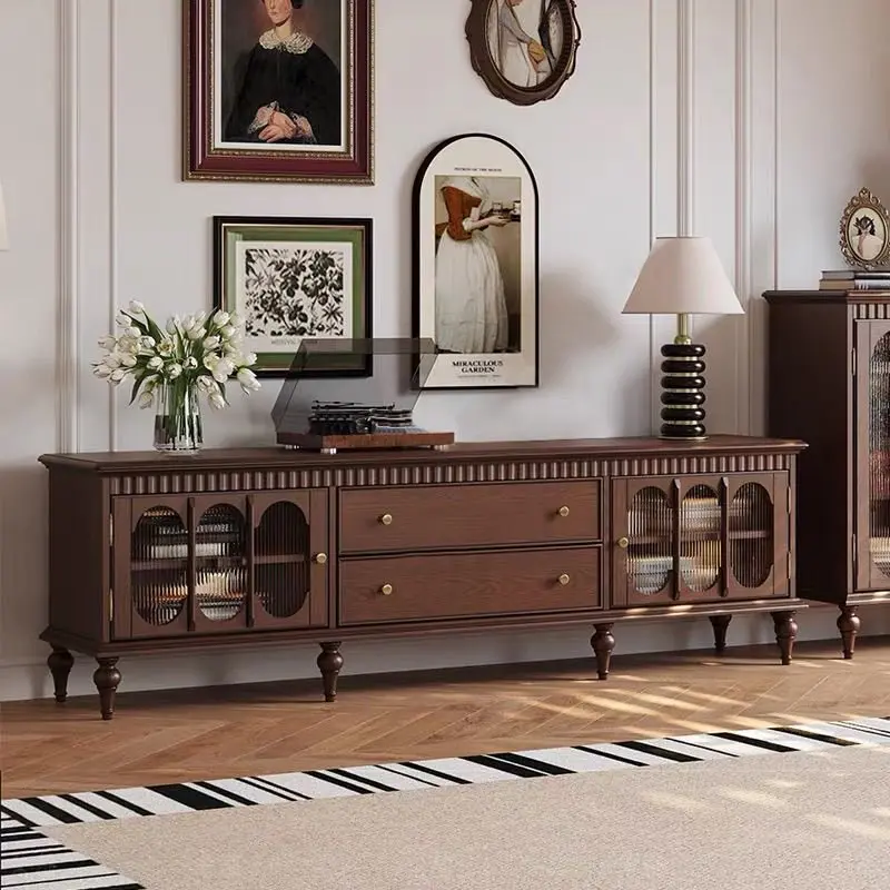 French Retro Solid TV Stands Wood Combination American TV Stands High-end Style Nice Home Furniture Tavolino Per TV ZY40DSG
French Retro Solid TV Stands Wood Combination American TV Stands High-end Style Nice Home Furniture Tavolino Per TV ZY40DSG