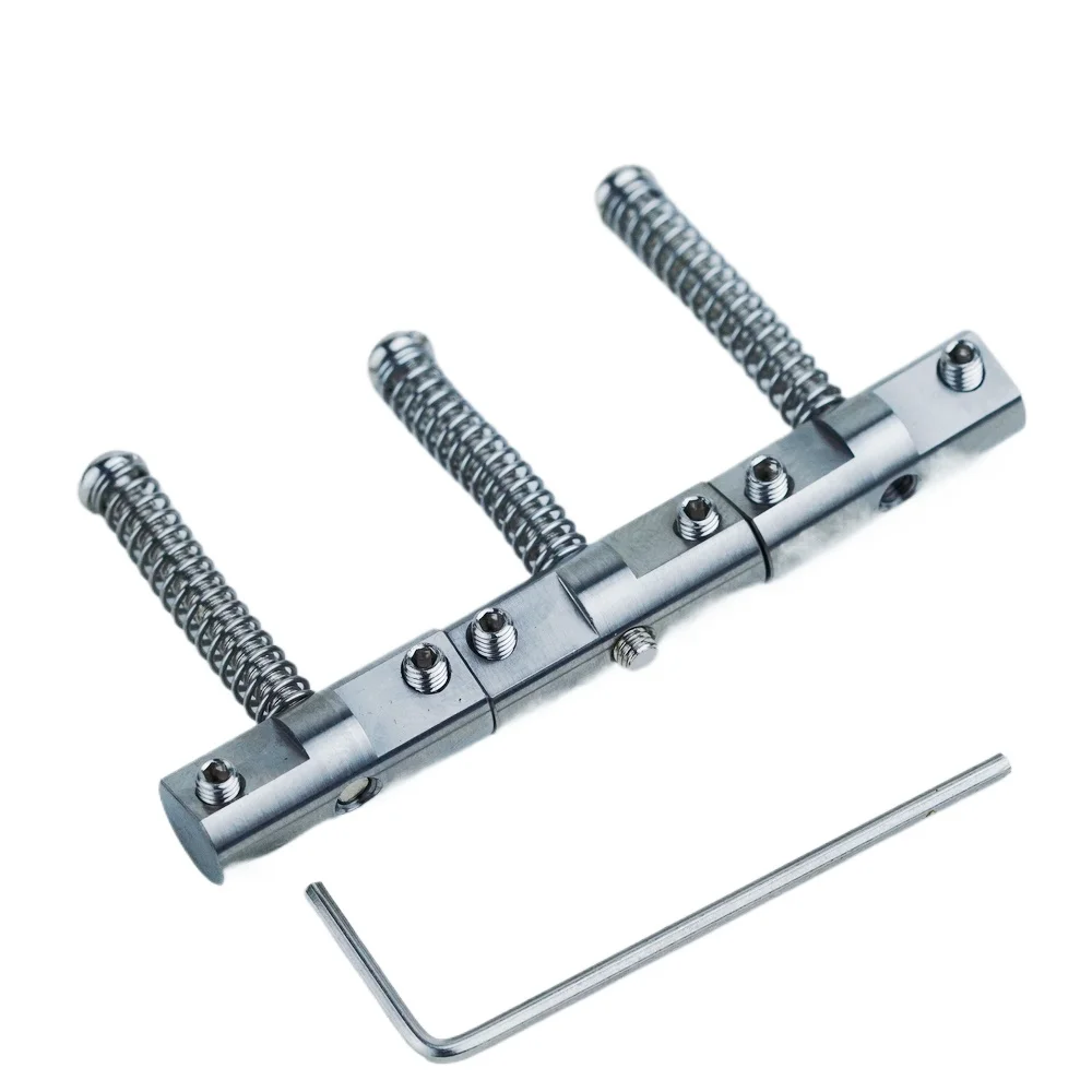 A Set (3 pieces) Guitar Bridge Saddles 10.8mm Titanium Compensated Saddles for Wilkinson TL Replacement Parts
A Set (3 pieces) Guitar Bridge Saddles 10.8mm Titanium Compensated Saddles for Wilkinson TL Replacement Parts