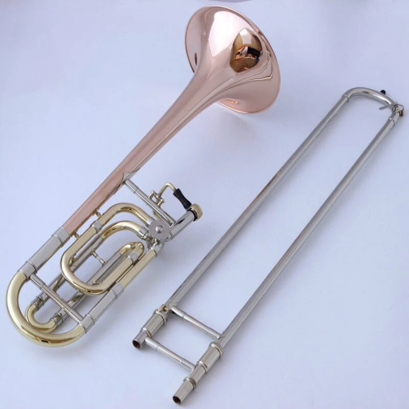 Japan 620 Professional Bb tune /F Gold plating, phosphor copper tenor trombone F key Professional performing Musical Instrument
Japan 620 Professional Bb tune /F Gold plating, phosphor copper tenor trombone F key Professional performing Musical Instrument