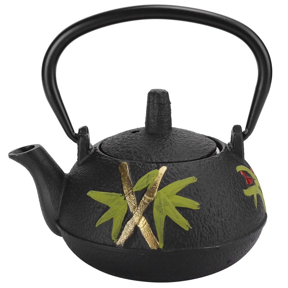 Cast Iron Tea Kettle Imitating Japanese Uncoated Plum Blossom Bamboo Gift Decoration 0.3L
Cast Iron Tea Kettle Imitating Japanese Uncoated Plum Blossom Bamboo Gift Decoration 0.3L