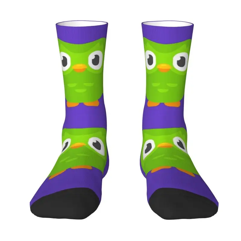 Custom Fashion Printing Duolingos Socks for Women Men Stretch Summer Autumn Winter Crew Socks
Custom Fashion Printing Duolingos Socks for Women Men Stretch Summer Autumn Winter Crew Socks