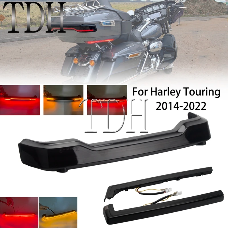 LED Tail Brake Light Assembly Tour Pak Saddlebag Taillight For Harley Touring Road Glide Ultra Classic CVO FLHT FLTRU 2014-2022
LED Tail Brake Light Assembly Tour Pak Saddlebag Taillight For Harley Touring Road Glide Ultra Classic CVO FLHT FLTRU 2014-2022