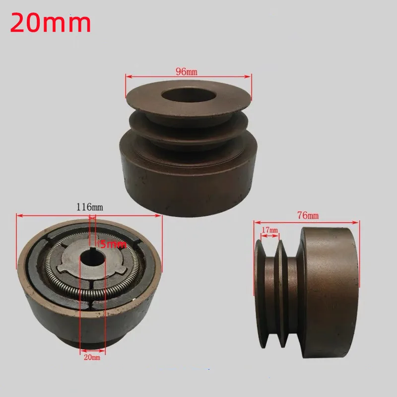 Flat key Centrifugal Pulley Clutch 20mm fits For Road Roller Gasoline engine and diesel engine parts
Flat key Centrifugal Pulley Clutch 20mm fits For Road Roller Gasoline engine and diesel engine parts