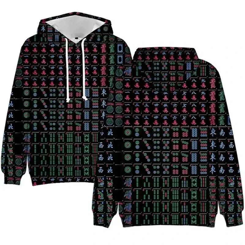 Games Mahjong 3D Printing Recreational Hoodies Men Women Fashion Casual Streetwear Hooded Sweatshirts Trendy Hip Hop Hoody Mens
Games Mahjong 3D Printing Recreational Hoodies Men Women Fashion Casual Streetwear Hooded Sweatshirts Trendy Hip Hop Hoody Mens
