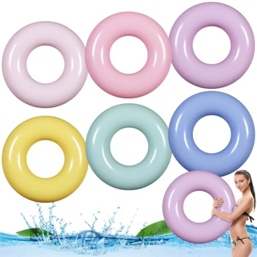 Набор из 6 надувных плавательных кругов (28 дюймов) для взрослых, для плавания в бассейне, на пляже, озере, для летнего отдыха, в гавайском стиле
Набор из 6 надувных плавательных кругов (28 дюймов) для взрослых, для плавания в бассейне, на пляже, озере, для летнего отдыха, в гавайском стиле