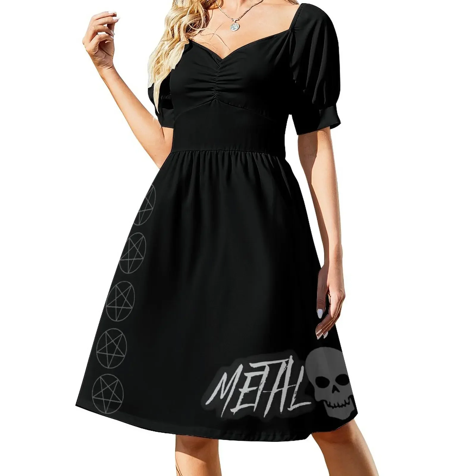 Metal Short-Sleeved Dress sexy dress Women long dress evening ladies for women summer
Metal Short-Sleeved Dress sexy dress Women long dress evening ladies for women summer