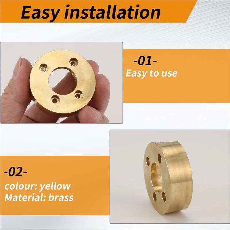Popular 4PCS Brass Counterweight Balance Weight For YK4101PRO YK4102 YK4103 YK4082 Yikong RC Crawler Car Upgrade Parts
Popular 4PCS Brass Counterweight Balance Weight For YK4101PRO YK4102 YK4103 YK4082 Yikong RC Crawler Car Upgrade Parts