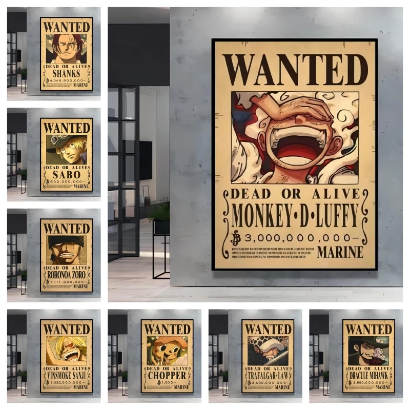 One Piece Luffy Roronoa Zoro Wanted Wall Art - Premium Canvas Print Showcasing His Sharp Look Great Gift for One Piece Fans.
One Piece Luffy Roronoa Zoro Wanted Wall Art - Premium Canvas Print Showcasing His Sharp Look Great Gift for One Piece Fans.