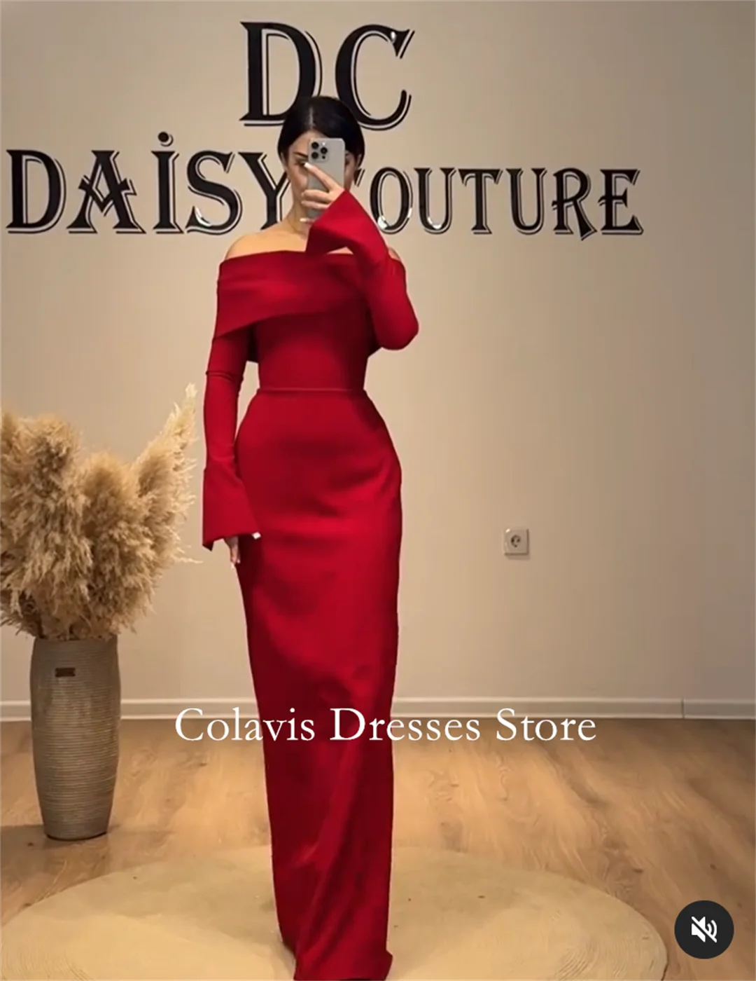 OIMG Dubai Off the Shoulder Customized Crepe Prom Dresses Evening Dress Red Mermaid Women Evening Gowns Formal Party Dress
OIMG Dubai Off the Shoulder Customized Crepe Prom Dresses Evening Dress Red Mermaid Women Evening Gowns Formal Party Dress