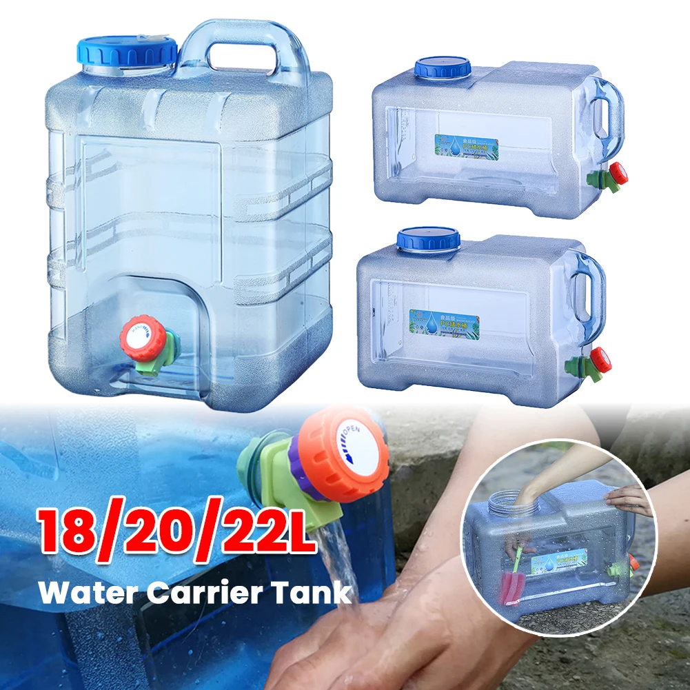 18/20/22L Water Storage Bucket Food Grade Car Water Buckets Large-Capacity with Faucet Outdoor Accessories for Hiking Fishing
18/20/22L Water Storage Bucket Food Grade Car Water Buckets Large-Capacity with Faucet Outdoor Accessories for Hiking Fishing