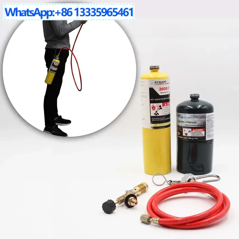 All Copper MAPP Welding Gun Manpu Oxygen Free Welding Moment Blowtorch American One Pound Gas Cylinder Portable Spray Gun with H
All Copper MAPP Welding Gun Manpu Oxygen Free Welding Moment Blowtorch American One Pound Gas Cylinder Portable Spray Gun with H