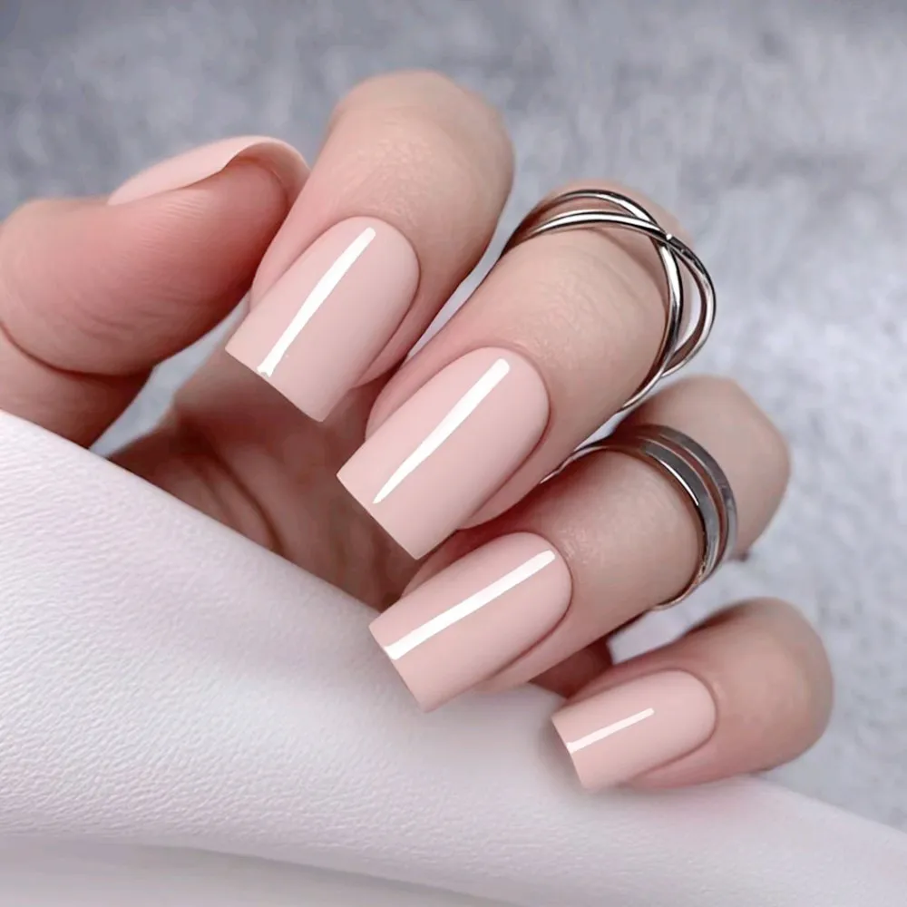 48Pcs Glossy Natural Long Fake Nails Press Ons DIY Woman Acrylic False Nails with Glue Wholesale Manicure Tool for Finger Tips
48Pcs Glossy Natural Long Fake Nails Press Ons DIY Woman Acrylic False Nails with Glue Wholesale Manicure Tool for Finger Tips