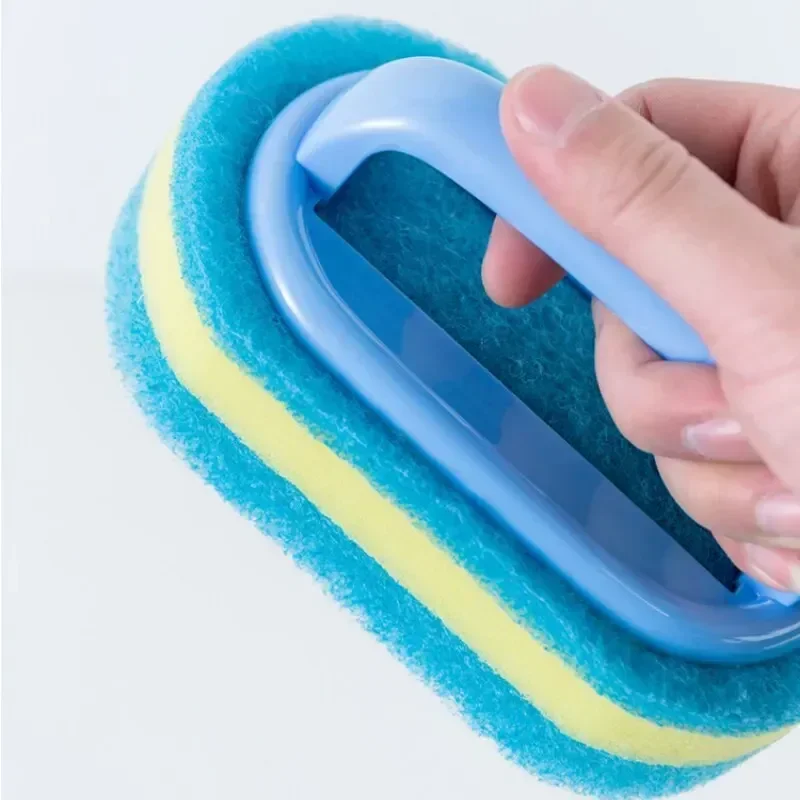 Cleaning Brush with Handle Kitchen Sponge Wipe Thickening Bathroom Tile Cleaning Sponge Household Stain Removal Clean Tools
Cleaning Brush with Handle Kitchen Sponge Wipe Thickening Bathroom Tile Cleaning Sponge Household Stain Removal Clean Tools