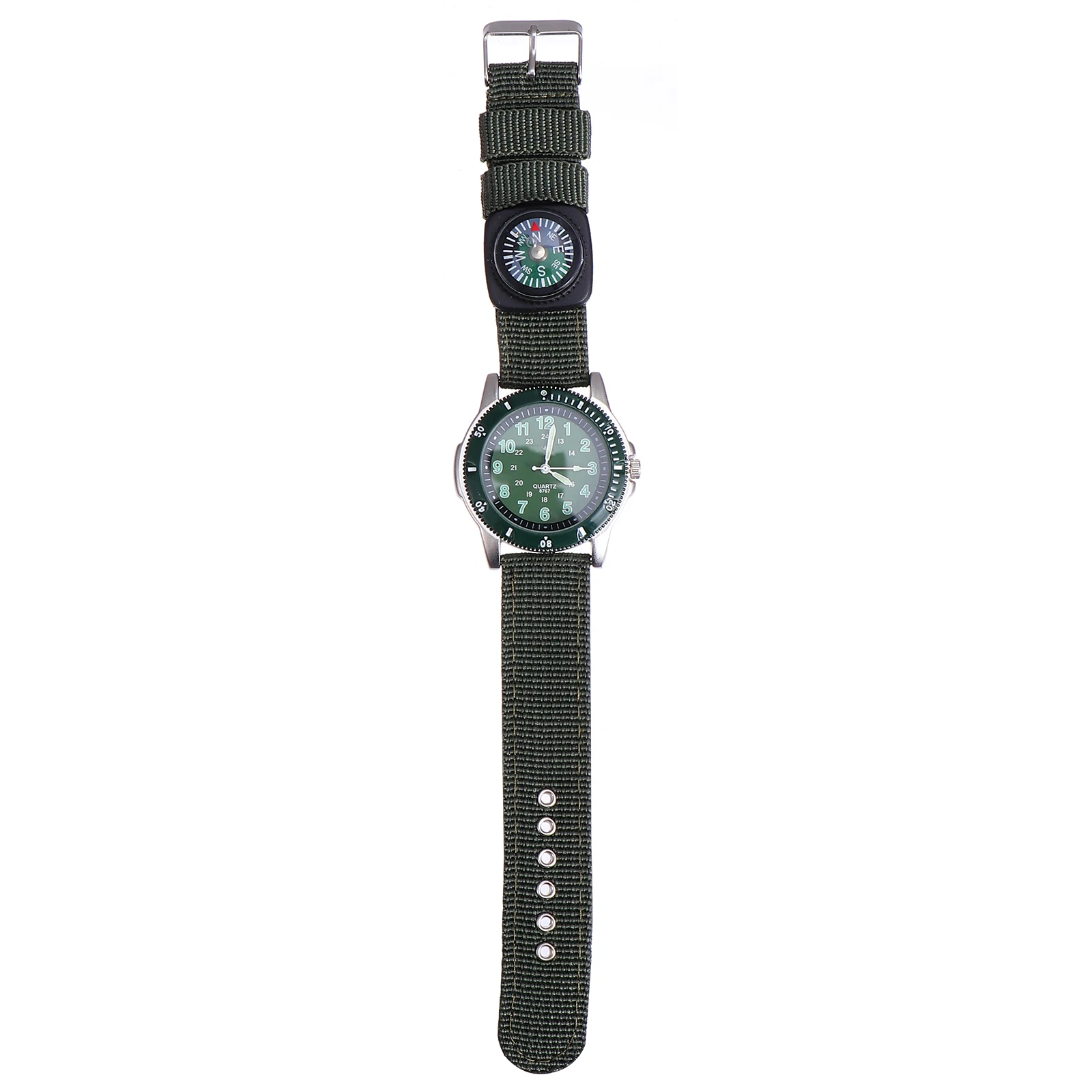 Luminous Waterproof Watch Green Quartz Camouflage Canvas Boys Practical Night Dark Watches
Luminous Waterproof Watch Green Quartz Camouflage Canvas Boys Practical Night Dark Watches