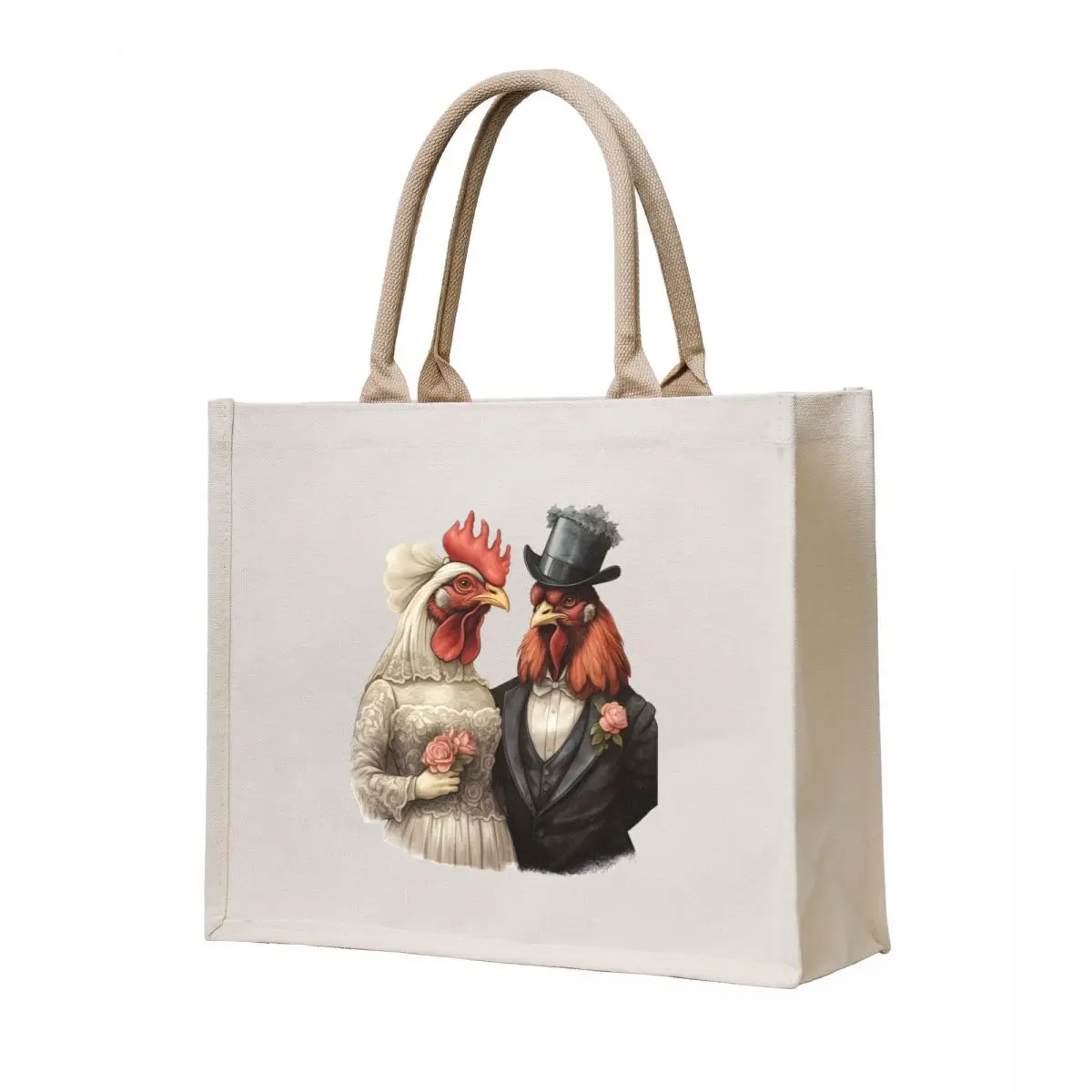 Married couple Rooster and Hen Tote Bag Canvas stote bag Portable shopping bag Canvas
Married couple Rooster and Hen Tote Bag Canvas stote bag Portable shopping bag Canvas