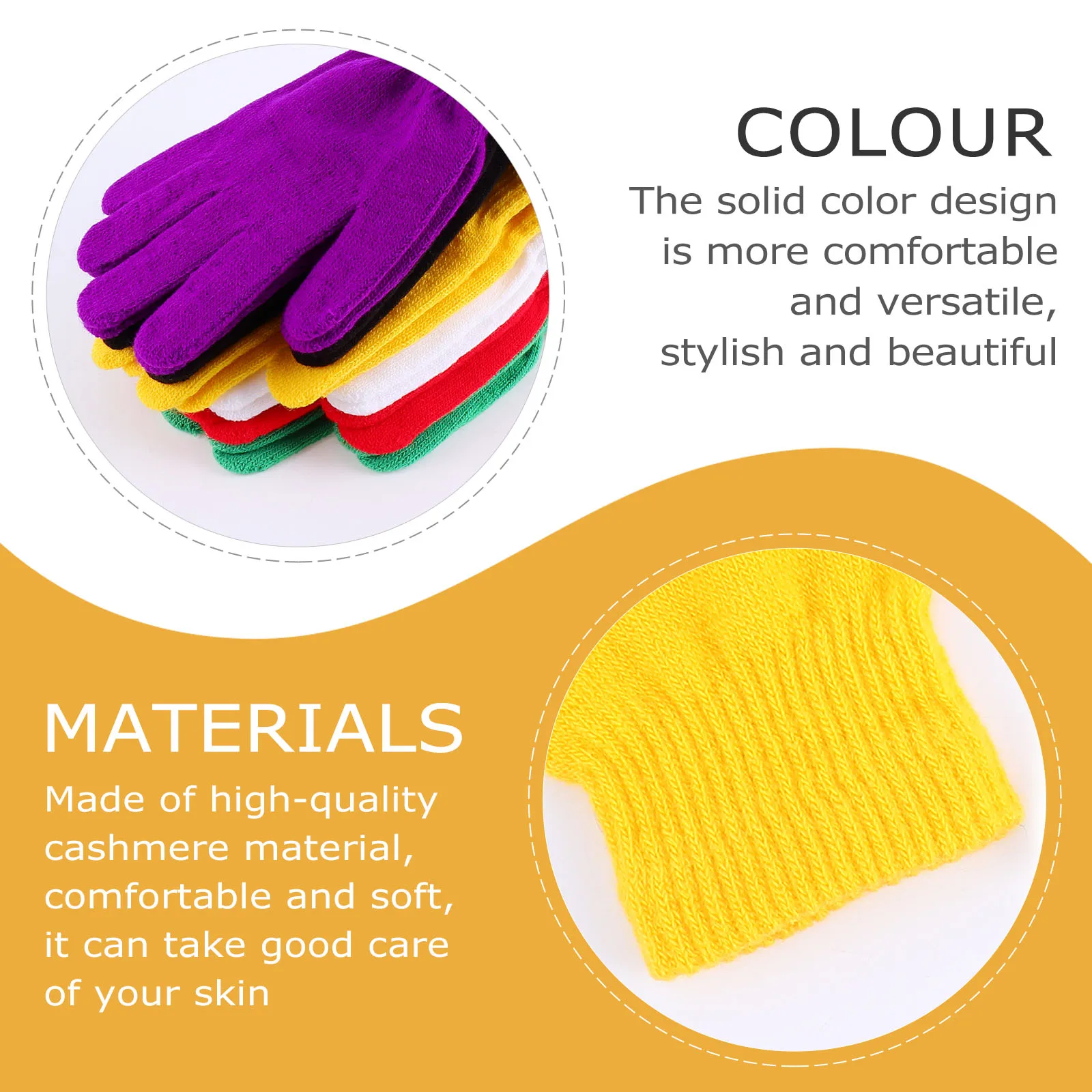 Winter Warm Color Motorcycle Knit Cashmere Mittens Soft Solid Color Gloves Comfortable 6 Pairs Adult Riding Gloves
Winter Warm Color Motorcycle Knit Cashmere Mittens Soft Solid Color Gloves Comfortable 6 Pairs Adult Riding Gloves