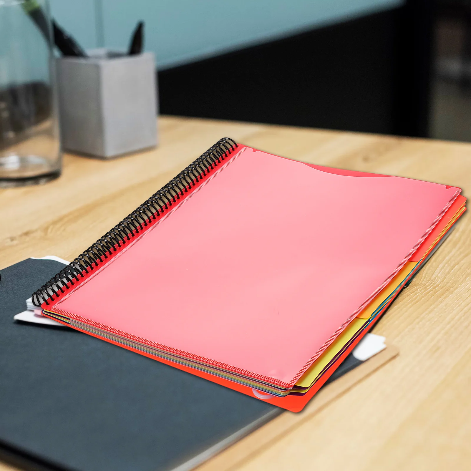 Coil Notebook Folder 12 Pages Plastic Papers Test Pp Design File Container Document Storage Holder Office File Folder
Coil Notebook Folder 12 Pages Plastic Papers Test Pp Design File Container Document Storage Holder Office File Folder