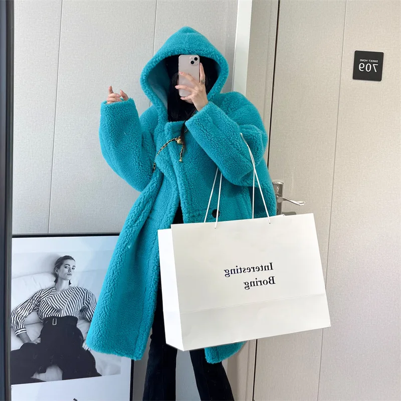 Teddy coat bear fur years autumn and winter new and long lambswool shearling fur coat women jacket winter clothes women
Teddy coat bear fur years autumn and winter new and long lambswool shearling fur coat women jacket winter clothes women