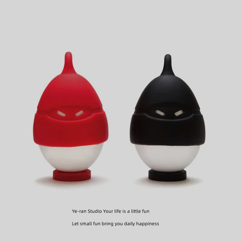 Silicone Ninja Egg Holder Black And Red Two Set Of Anti-scalding Shell Remover Breakfast Kitchen Gadget Business Wedding Gift
Silicone Ninja Egg Holder Black And Red Two Set Of Anti-scalding Shell Remover Breakfast Kitchen Gadget Business Wedding Gift