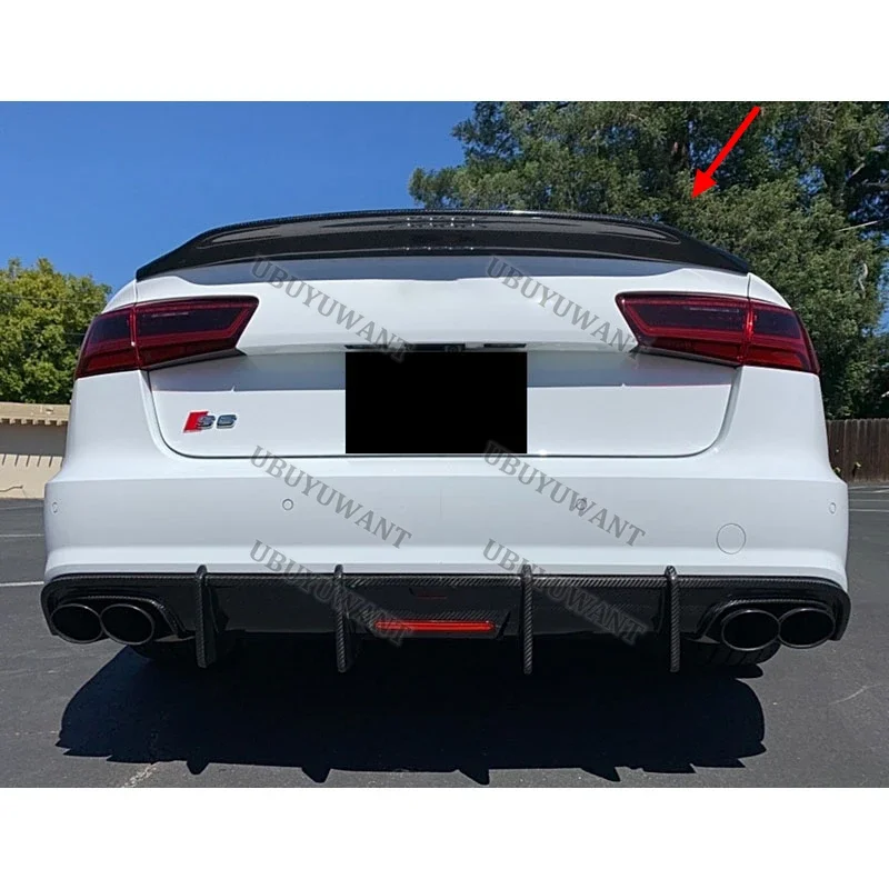 For Audi A6 S6 C7 C7.5 Carbon Fiber 2012 -2018 GT HK Style Rear Spoiler Lip Splitter Exterior High Kick Tail Deck Lid Wing
For Audi A6 S6 C7 C7.5 Carbon Fiber 2012 -2018 GT HK Style Rear Spoiler Lip Splitter Exterior High Kick Tail Deck Lid Wing
