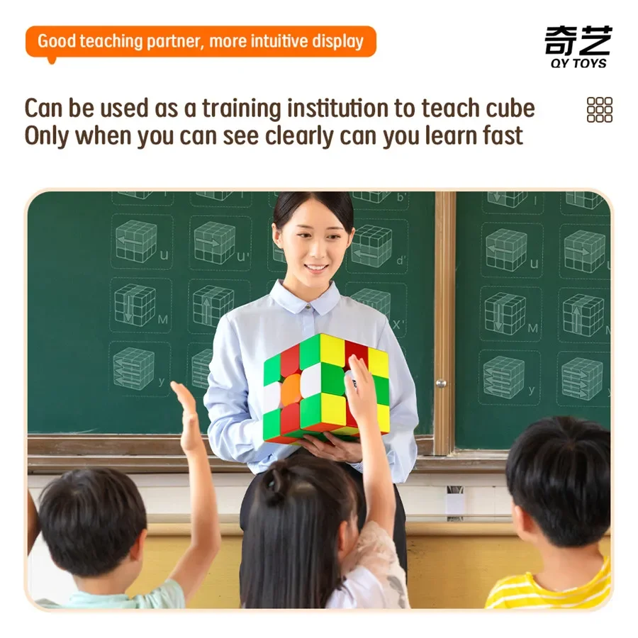 QiYi 18.8cm Warrior Plus Super Big 3x3x3 Cube Magic Puzzle Magico Professional Educational Toy for Creative Gift
QiYi 18.8cm Warrior Plus Super Big 3x3x3 Cube Magic Puzzle Magico Professional Educational Toy for Creative Gift