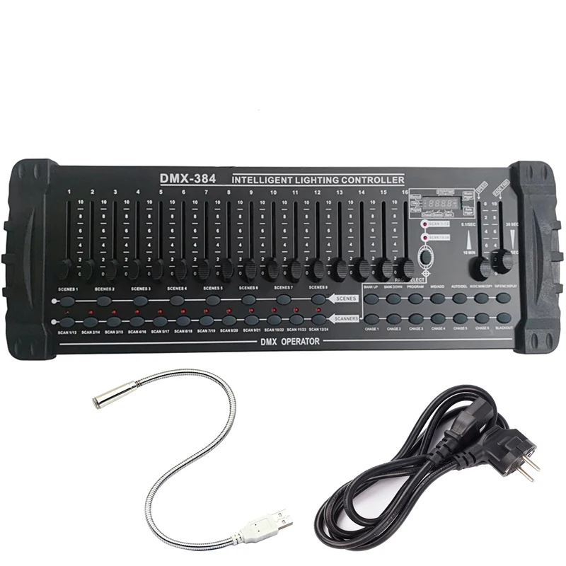 Контроллер DMX512, 384-канальная консоль, DJ сценическое освещение, программирование редактирования, проектор для DMX светодиодов с подвижной головкой, диско-дымная машина
Контроллер DMX512, 384-канальная консоль, DJ сценическое освещение, программирование редактирования, проектор для DMX светодиодов с подвижной головкой, диско-дымная машина