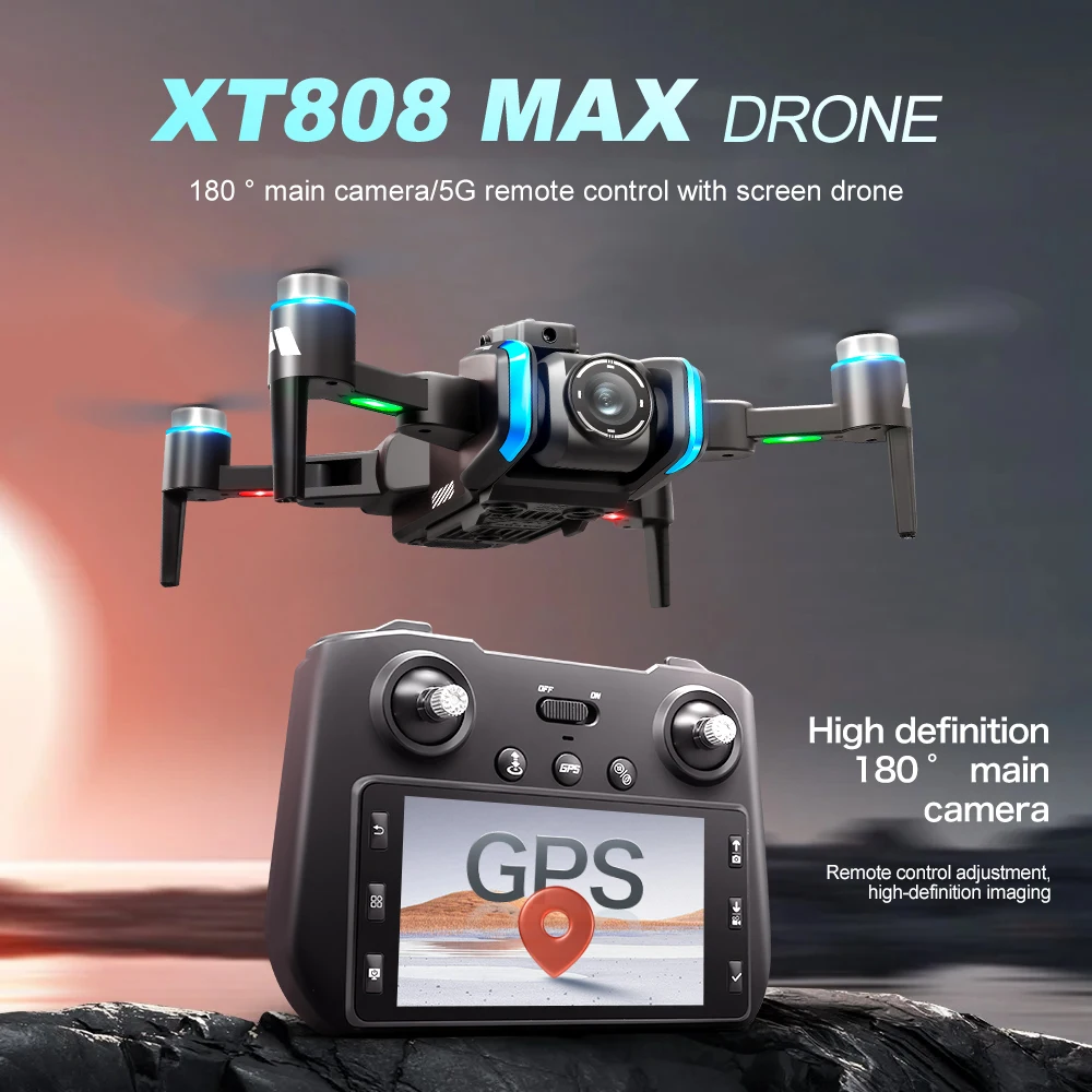 8K Дрон RC Квадрокоптер GPS Профессиональный FPV Дрон с двойной камерой 4K для предотвращения препятствий Аэрофотосъемка HD Складной экран
8K Дрон RC Квадрокоптер GPS Профессиональный FPV Дрон с двойной камерой 4K для предотвращения препятствий Аэрофотосъемка HD Складной экран