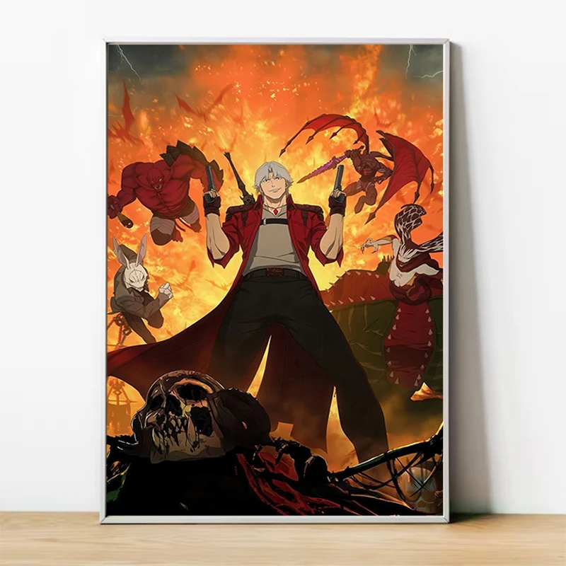 D-Devil May Cry-S Movie Poster HD art wall waterproof home living room bedroom coffee house bar aesthetic room wall decoration
D-Devil May Cry-S Movie Poster HD art wall waterproof home living room bedroom coffee house bar aesthetic room wall decoration