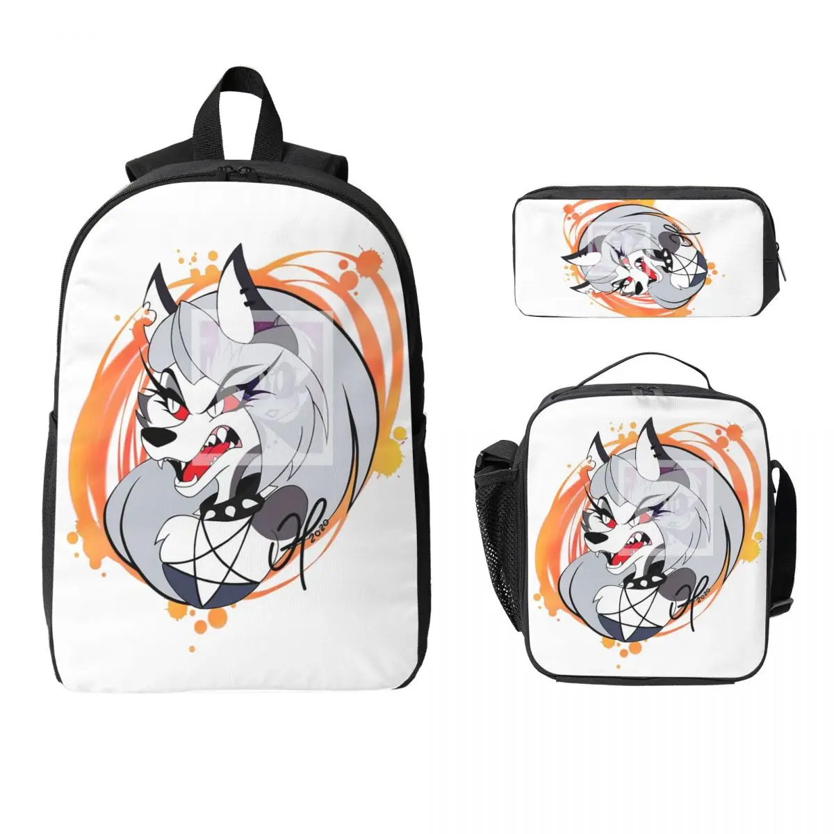 Loona Collage Helluva Boss аниме рюкзак для мальчиков и девочек BookBag школьная сумка компьютерные сумки на плечо 3ps изолированная сумка для обеда пенал
Loona Collage Helluva Boss аниме рюкзак для мальчиков и девочек BookBag школьная сумка компьютерные сумки на плечо 3ps изолированная сумка для обеда пенал