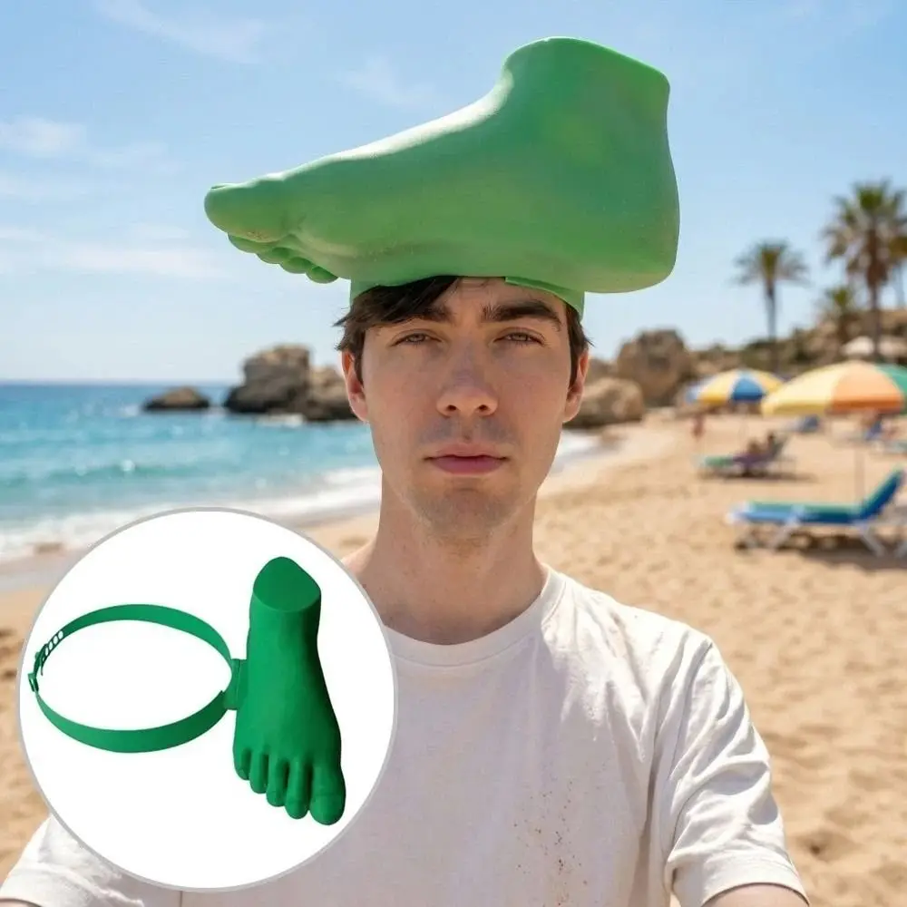 3D Printing Foot Shape Sun Hat Adjustable Green Foot Shape Headband Detachable Foot Lightweight Funny Sunshade Cap Photo Prop
3D Printing Foot Shape Sun Hat Adjustable Green Foot Shape Headband Detachable Foot Lightweight Funny Sunshade Cap Photo Prop