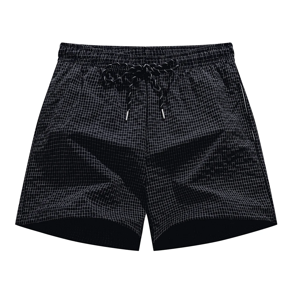 Men's Black Grid Plaid Swim Shorts Quick Dry Polyester Board Shorts Drawstring Waist Beach Shorts Mesh Lining Summer Vacation
Men's Black Grid Plaid Swim Shorts Quick Dry Polyester Board Shorts Drawstring Waist Beach Shorts Mesh Lining Summer Vacation