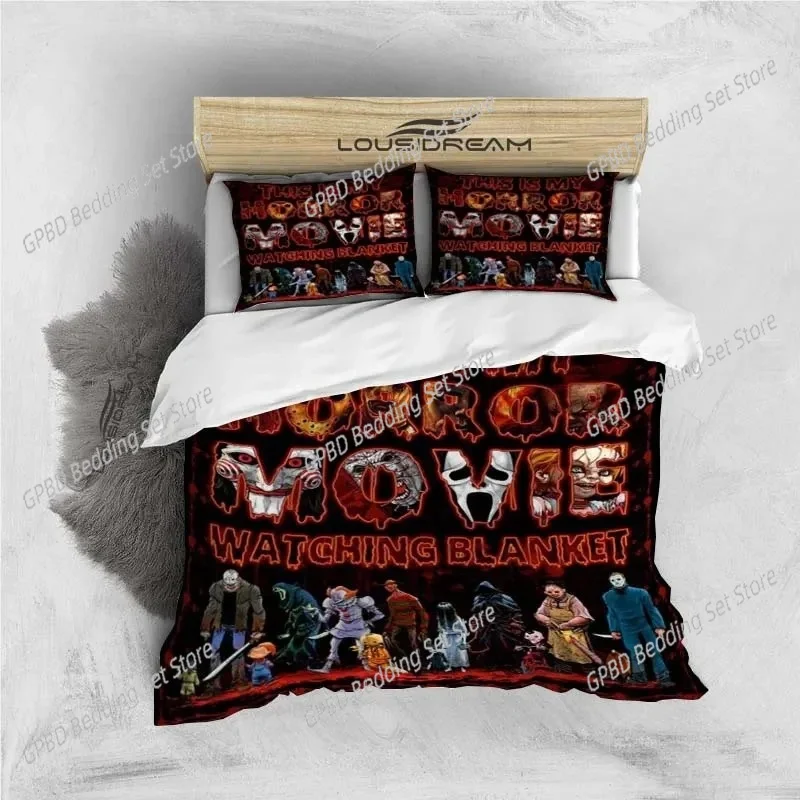 Horror Moive Halloween Bedding Set,Duvet Cover Comforter Bed Set Quilt Cover Pillowcase,King Queen Twin Size Boys Girls Adults
Horror Moive Halloween Bedding Set,Duvet Cover Comforter Bed Set Quilt Cover Pillowcase,King Queen Twin Size Boys Girls Adults