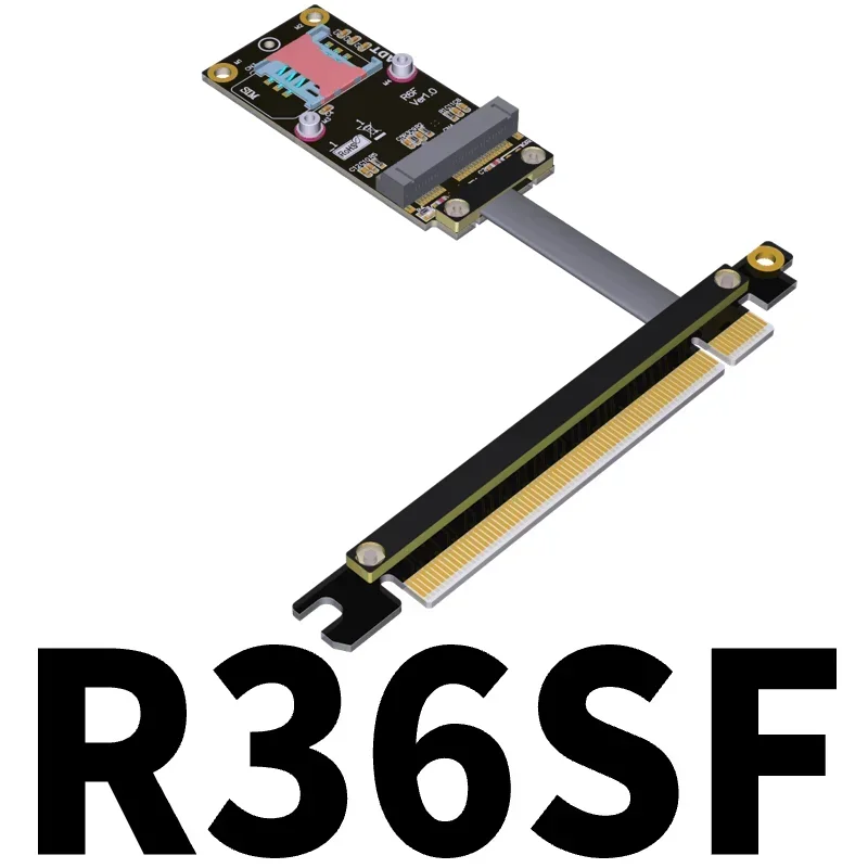 Full Speed PCIe3.0 x16 edge to MINI PCIe slot adapter Cable for NVMe SSD extension
Full Speed PCIe3.0 x16 edge to MINI PCIe slot adapter Cable for NVMe SSD extension