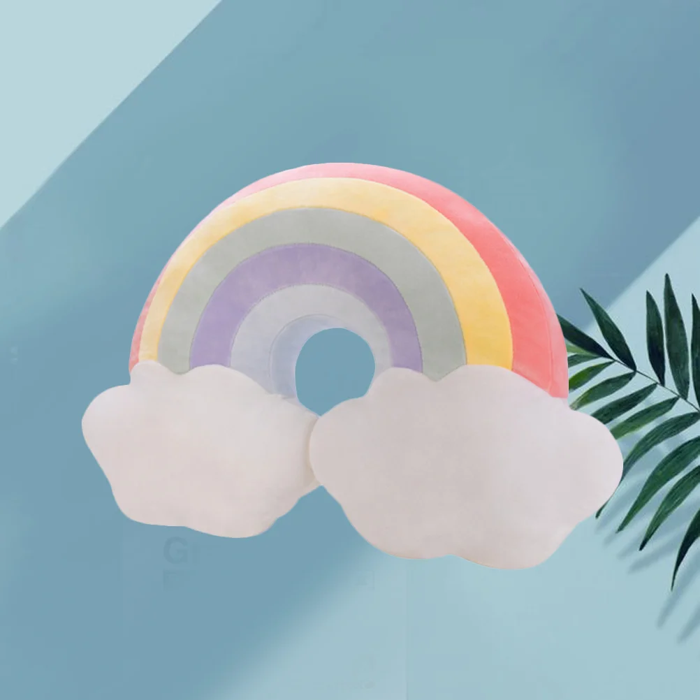 Rainbow Shaped Plush Toy Adorable Bolster Throw Pillow Back Cushion Chair Cushion Hugging Pillow Home Decoration Gift
Rainbow Shaped Plush Toy Adorable Bolster Throw Pillow Back Cushion Chair Cushion Hugging Pillow Home Decoration Gift