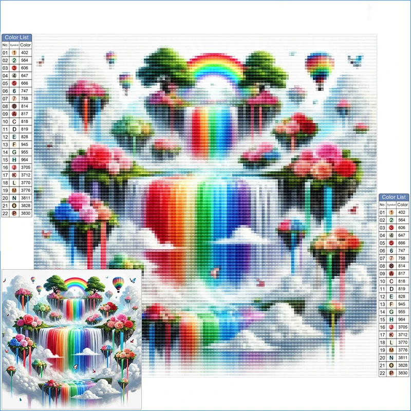 Diamond Painting 2025 Rainbow Waterfall Cascades Down From The Sky Embroidery Diamond Arts And Crafts Jewelry Cross Stitch Kit
Diamond Painting 2025 Rainbow Waterfall Cascades Down From The Sky Embroidery Diamond Arts And Crafts Jewelry Cross Stitch Kit