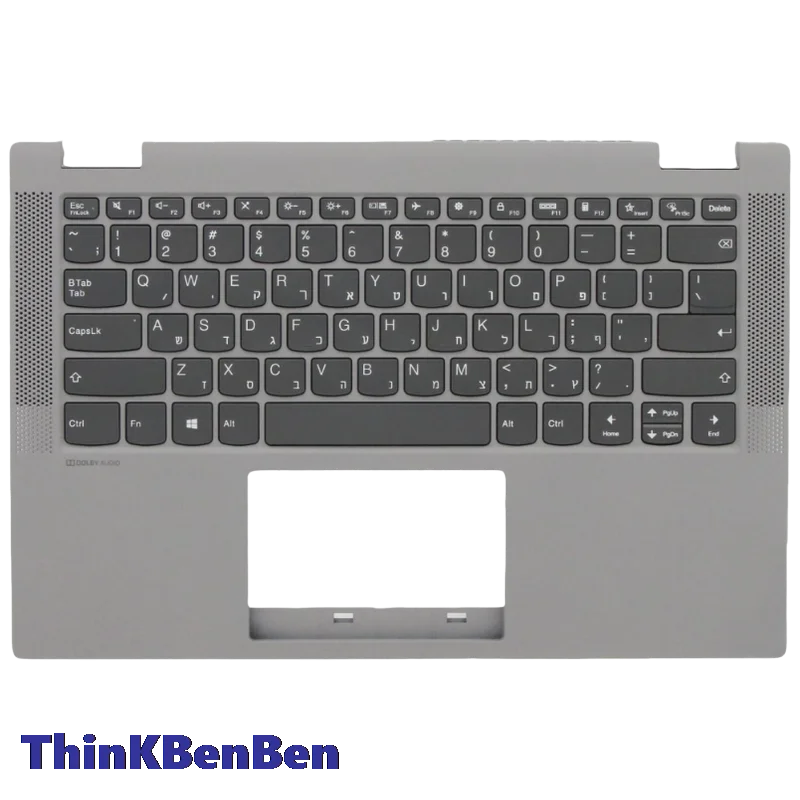 HB Hebrew Platinum Grey Верхний чехол для клавиатуры, упор для рук, чехол для Lenovo Flex5 14 14ALC05 14ARE05 14IIL05 14ITL05 5CB0Y85350
HB Hebrew Platinum Grey Верхний чехол для клавиатуры, упор для рук, чехол для Lenovo Flex5 14 14ALC05 14ARE05 14IIL05 14ITL05 5CB0Y85350