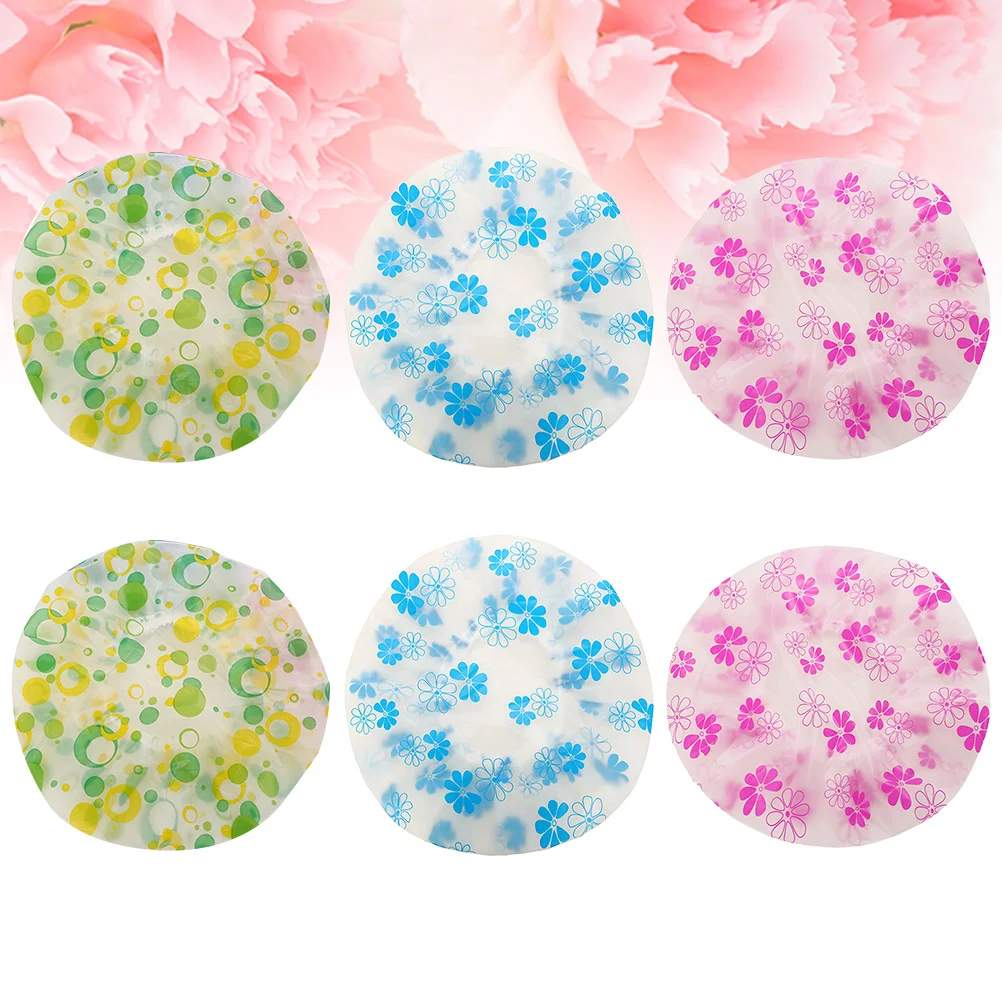 10pcs Waterproof Bath Caps Printed Elastic Shower Caps Thicken Reusable Hair Protection Fit For Salon Home Travel Mixed Colors
10pcs Waterproof Bath Caps Printed Elastic Shower Caps Thicken Reusable Hair Protection Fit For Salon Home Travel Mixed Colors