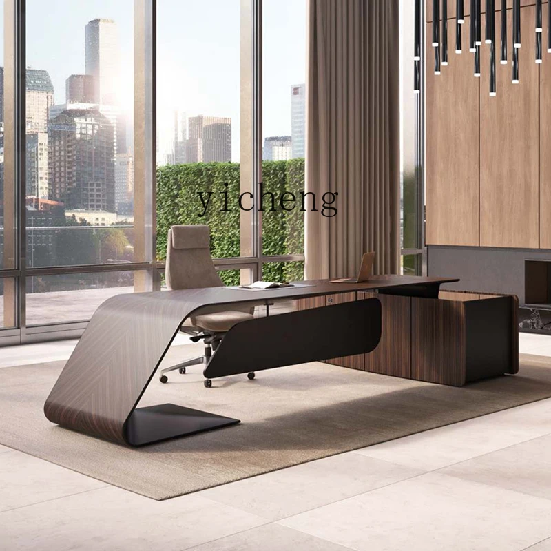 TQH President's desk, simple, modern, high-end and fashionable, desk manager's office, atmospheric boss's desk
TQH President's desk, simple, modern, high-end and fashionable, desk manager's office, atmospheric boss's desk