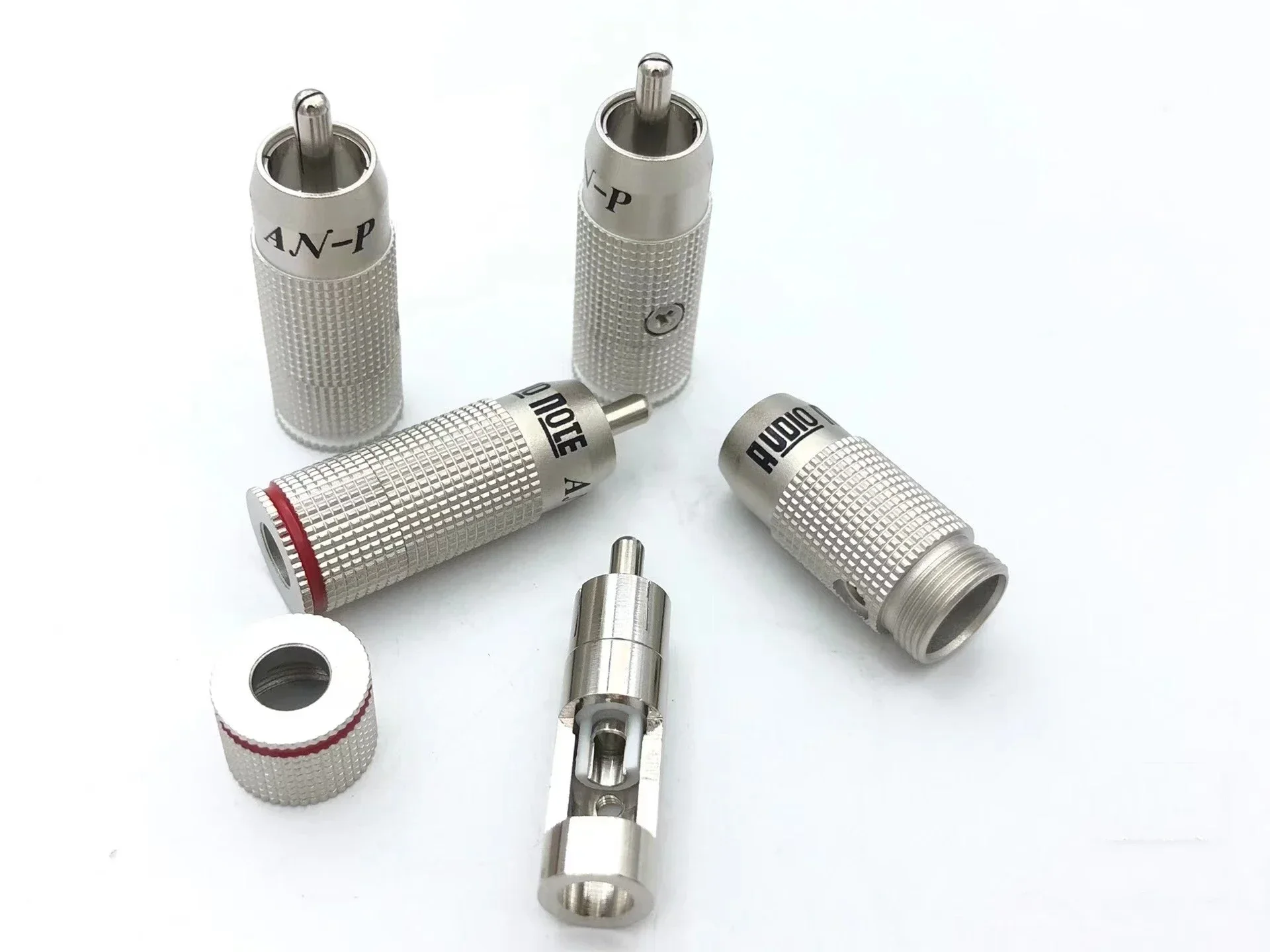 4Pcs R1714 HiFi Audio UK Audio Note AN-Vx Silver Plated RCA Lotus Plug RCA Plug Signal Line Connector 6mm
4Pcs R1714 HiFi Audio UK Audio Note AN-Vx Silver Plated RCA Lotus Plug RCA Plug Signal Line Connector 6mm